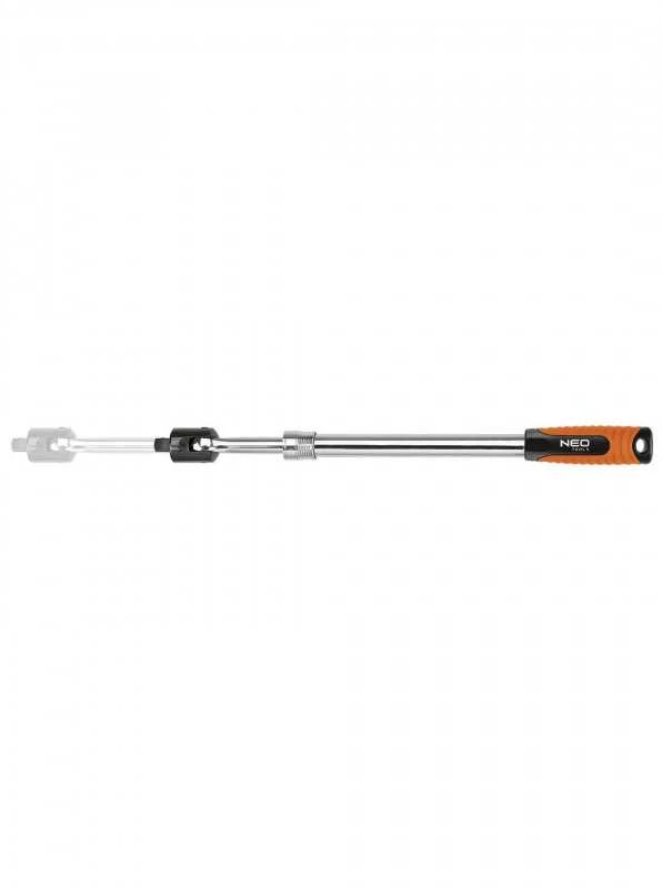 Raktas galvutėms NEO 08-553 Lankstus ištraukiamas 1/2", 470–620 mm