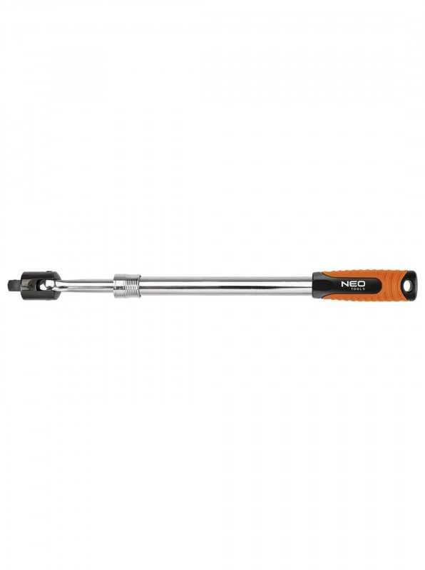 Raktas galvutėms NEO 08-553 Lankstus ištraukiamas 1/2", 470–620 mm