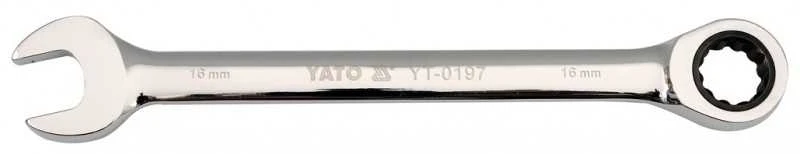 YATO KLUCZ PŁASKO-OCZKOWY Z GRZECHOTKĄ 22mm 0201
