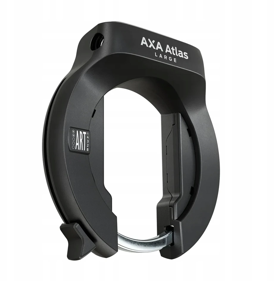 Raktas rėmo (U-lock) - AXA - Atlas Large - Atidarymas 72,5 mm - Juodas - Padidinta saugumas