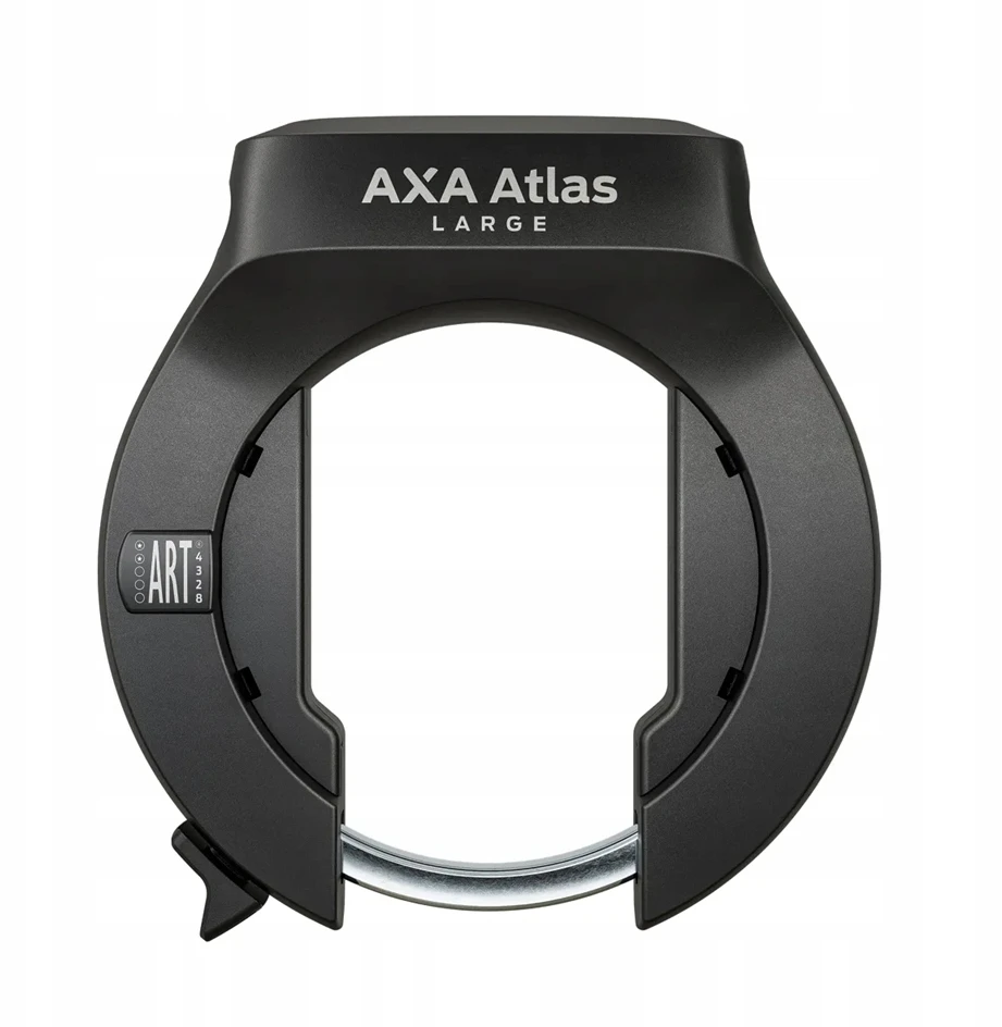 Raktas rėmo (U-lock) - AXA - Atlas Large - Atidarymas 72,5 mm - Juodas - Padidinta saugumas