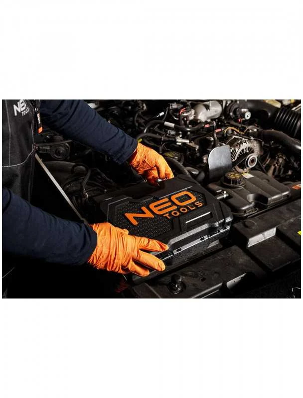 Raktinis NEO TOOLS 10-019 1/4" ir 3/8" Lizdų Rinkinys (46 vnt.)