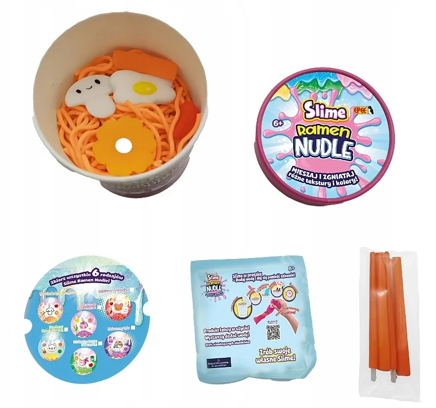 Epee Slime Ramen Makaronų Rinkinys