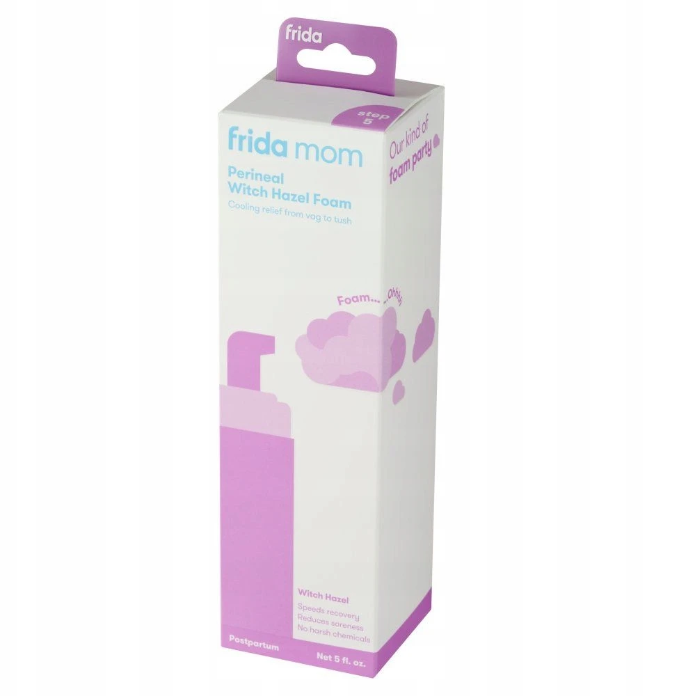 Raminančios po gimdymo putos su kraujažolių ekstraktu Frida Mom Perineal Witch Hazel Foam, 150ml