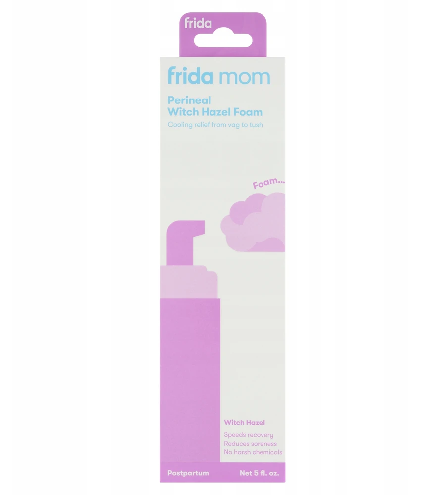 Raminančios po gimdymo putos su kraujažolių ekstraktu Frida Mom Perineal Witch Hazel Foam, 150ml