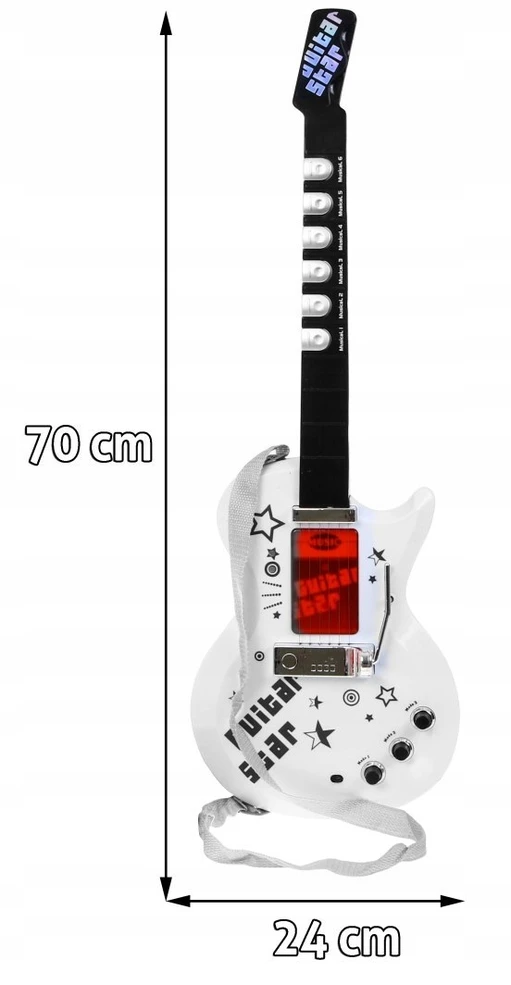 Ramiz Elektrinės gitaros ir mikrofono rinkinys
