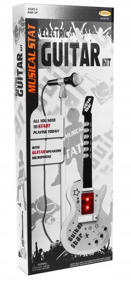 Ramiz Elektrinės gitaros ir mikrofono rinkinys