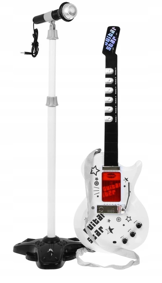 Ramiz Elektrinės gitaros ir mikrofono rinkinys