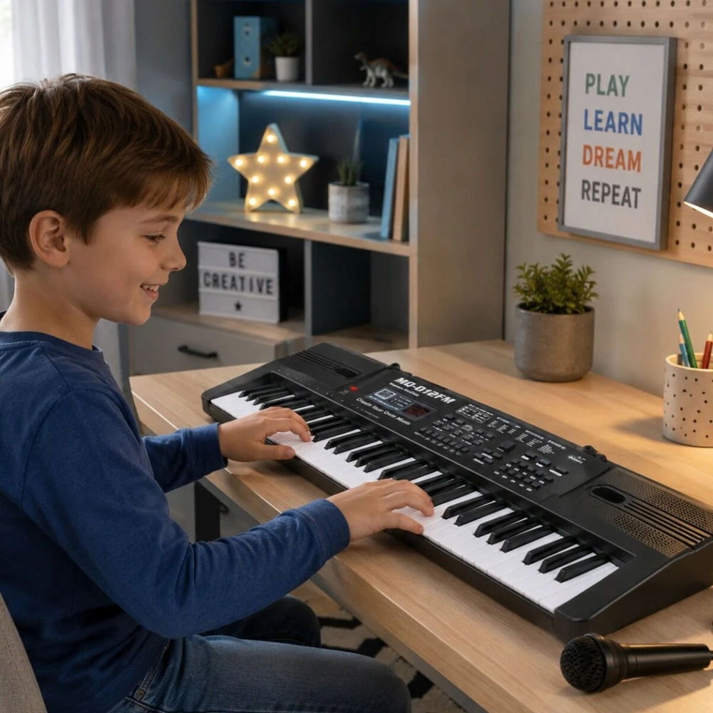 Ramiz Elektroninis pianinas vaikams MQ-012FM