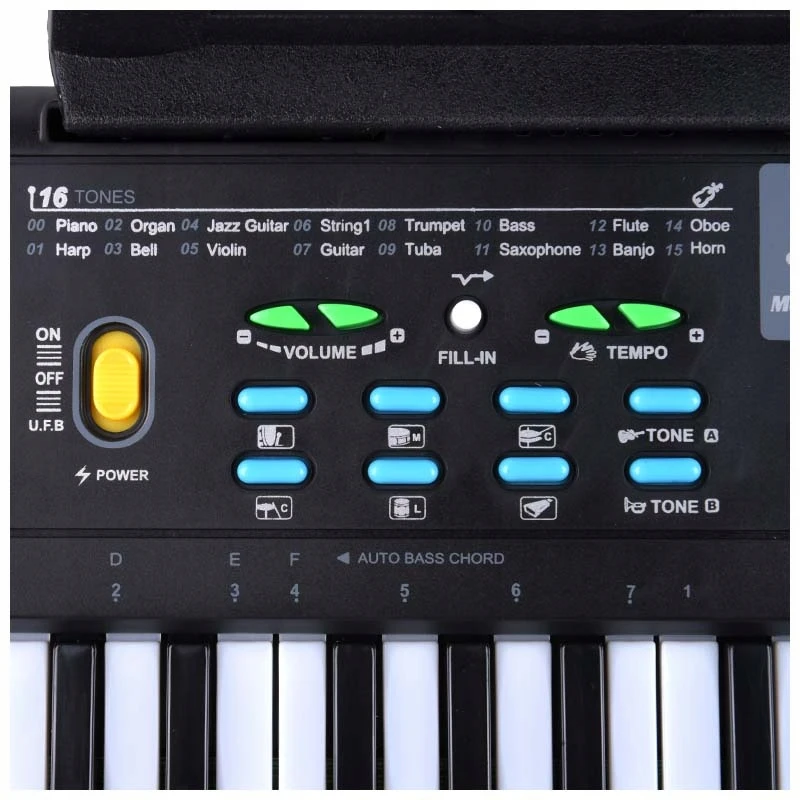 Klaviatūra Ramiz Elektroninis pianinas vaikams MQ-605UFB Bluetooth