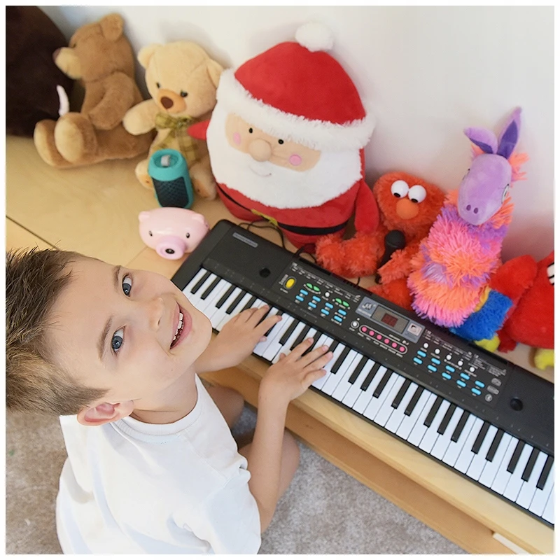 Klaviatūra Ramiz Elektroninis pianinas vaikams MQ-605UFB Bluetooth