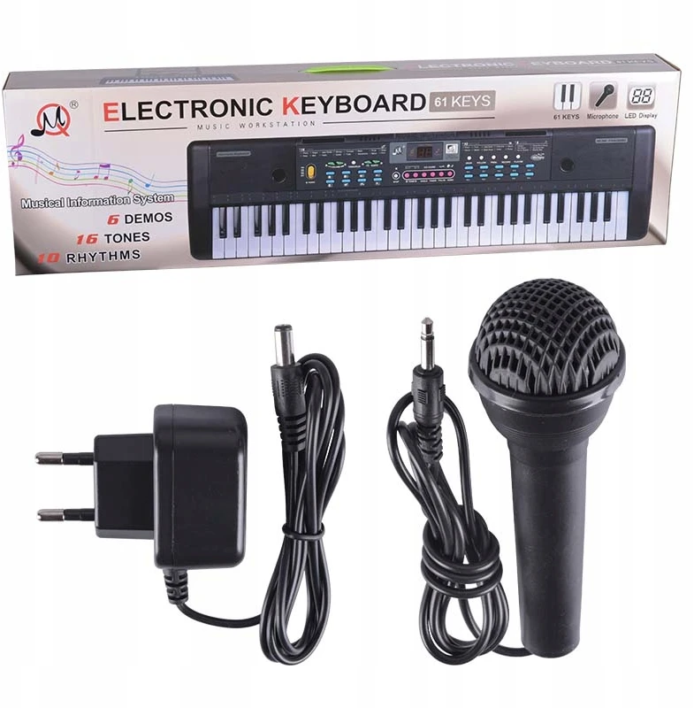 Klaviatūra Ramiz Elektroninis pianinas vaikams MQ-605UFB Bluetooth