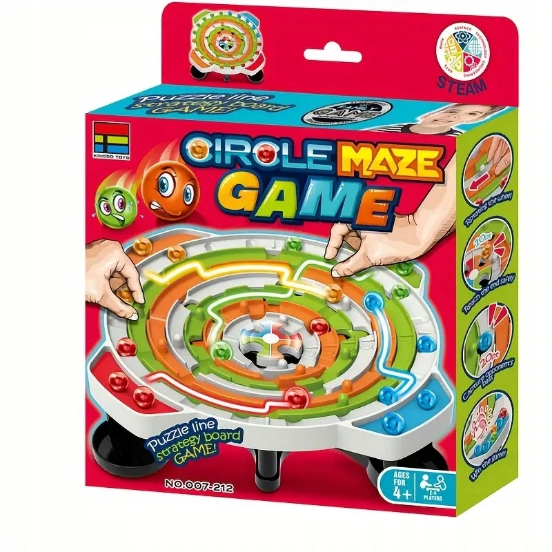 Ramiz Kulki W Labiryncie Gra Planszowa Kołowy Labirynt Circle Maze Game Z Kulką