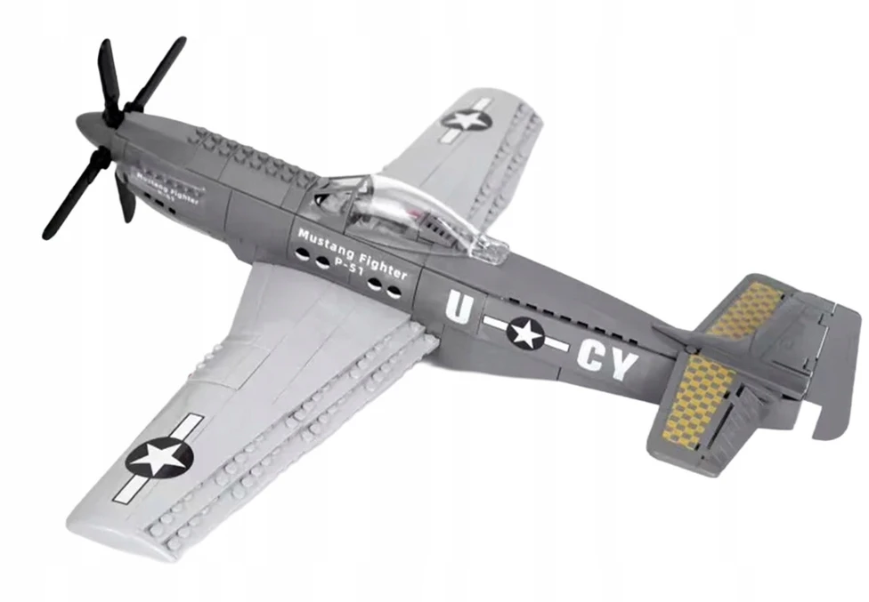 Ramiz MUSTANG FIGHTER P-51 KARINIO LĖKTUVO KONSTRUKCIJOS KLAKAI DIDELIAI
