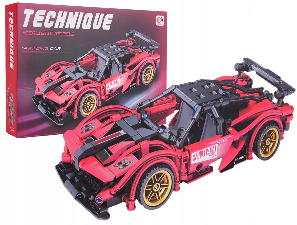 Ramiz Konstruktorius Raudonas sportinis automobilis 482 el.