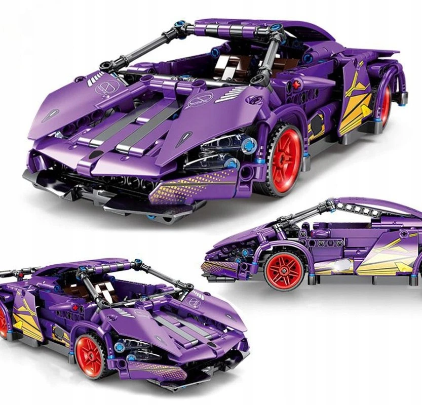 Ramiz Konstruktorius Violetinis sportinis automobilis 470 el.