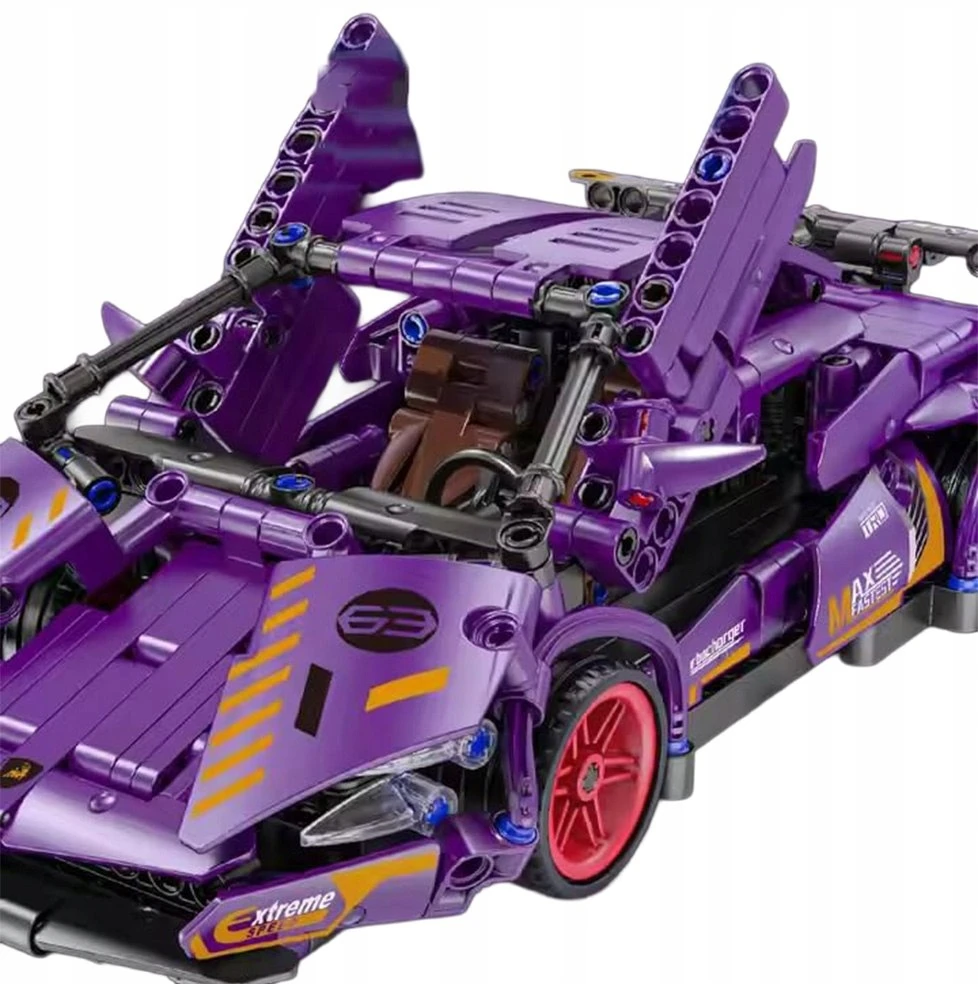 Ramiz Konstruktorius Violetinis sportinis automobilis 470 el.