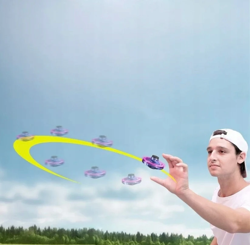 RANKA VALDOMAS SKREJANTIS KUMULIALIS RANKA SVĖTINantis „FlyNova“ UFO KUMULYS USB ŽAISLAS