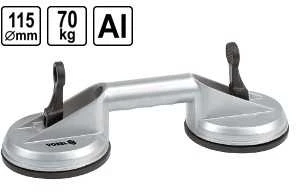 VOREL PRZYSSAWKA aliumininės DO SZYB 2 x 115mm 05312