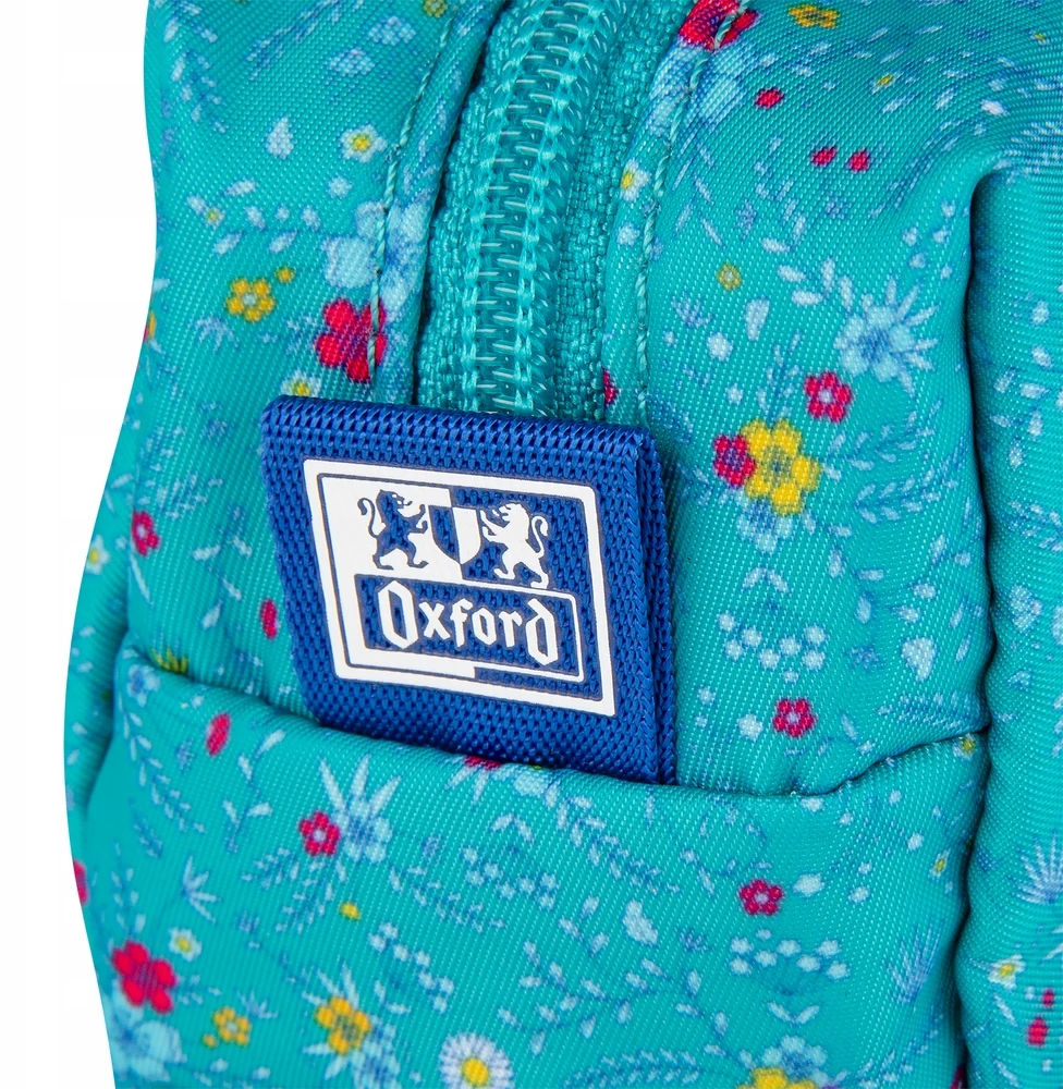 Rankinė "oxford Floral" su gėlių raštais, turkio spalvos