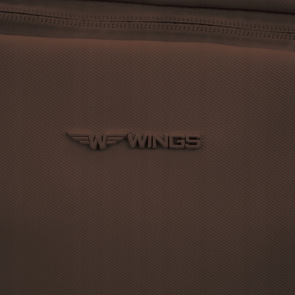Rankinė Wings Cbp003 Su Nešiojamojo Kompiuterio Kišene Darbui Ir Kelionėms, Šokolado Ruda Spalva