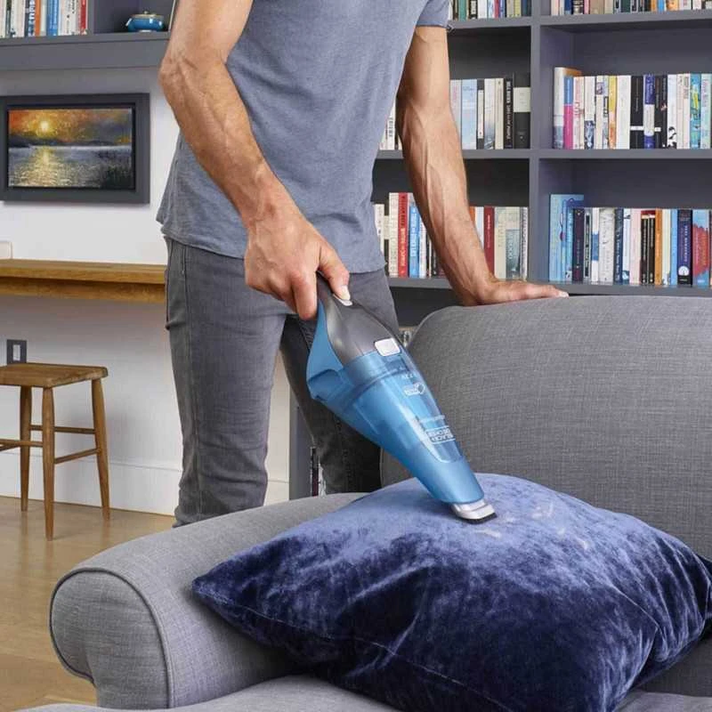 Black & Decker Cikloninis rankinis dulkių siurblys WDC215WA 0,38 L 65 dB 15W Mėlynas