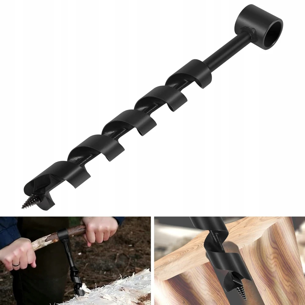 Rankinis grąžtas Švediškas žibintuvėlis Sraigtas Bushcraft Survival 40 cm