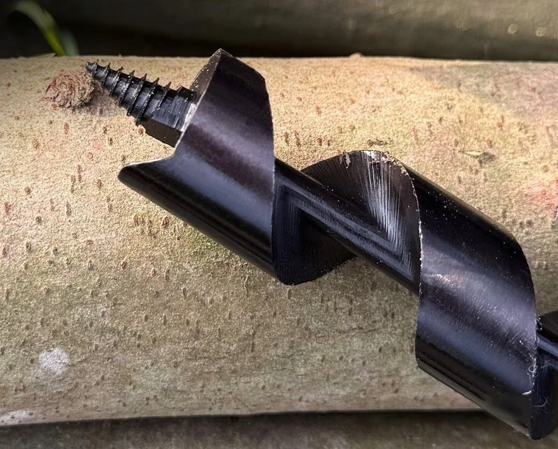 Rankinis grąžtas Švediškas žibintuvėlis Sraigtas Bushcraft Survival 40 cm