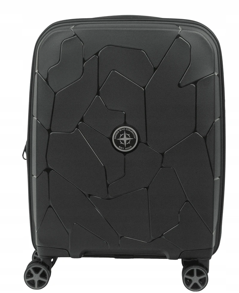 Rankinis lagaminas SwissBags Lava 55 cm juodas