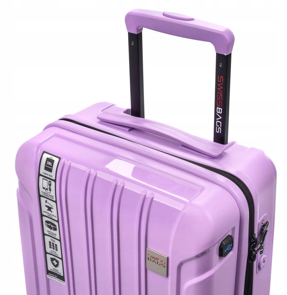 Kelioninis Rankinis lagaminas SwissBags Tourist 55cm 40l tsa