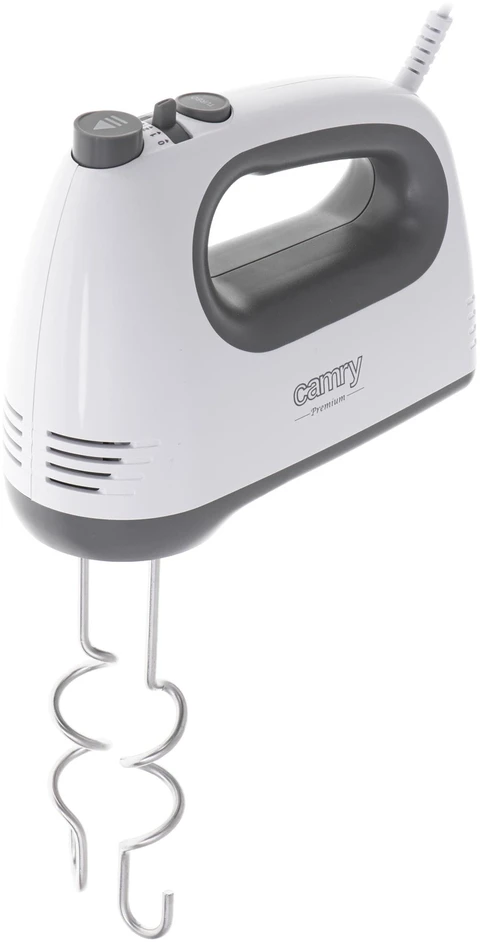 Rankinis maišytuvas 750W, 5 greičiai, Turbo, lėtas paleidimas, maišyklės 21cm Camry CR 4220w