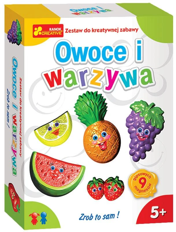 Ranok Daržovės ir vaisiai pasidaryk patys! magnetai