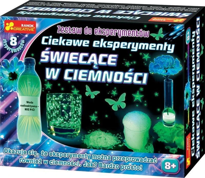 Ranok Eksperimentų rinkinys vaikams: Švytintys tamsoje