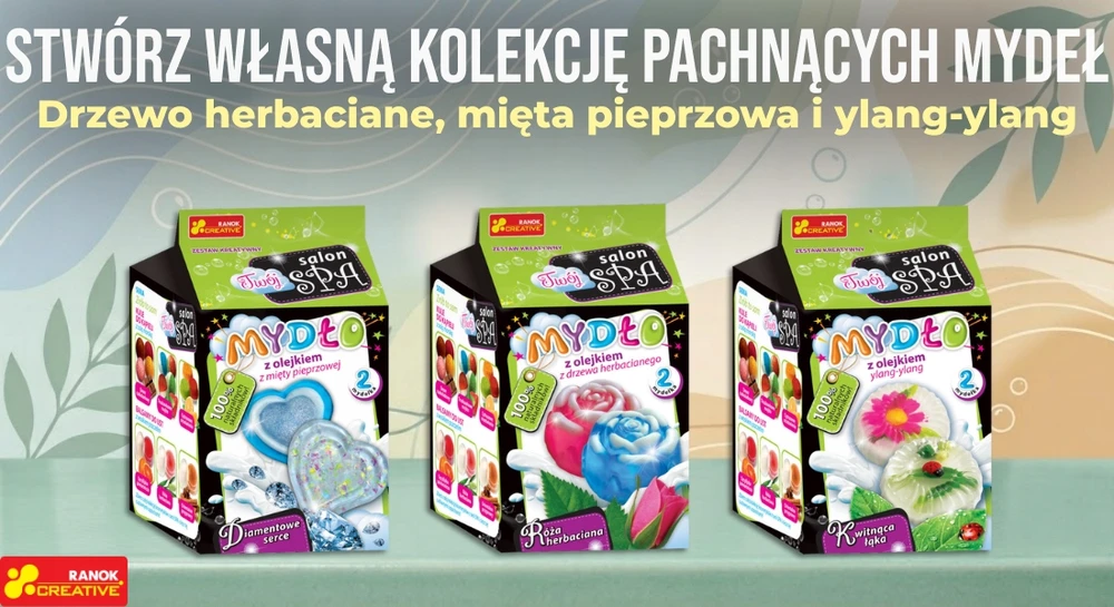 Ranok „Pasidaryk pats“ muilo gaminimo rinkinys su Ylang gėlių eteriniu aliejumi vaikams