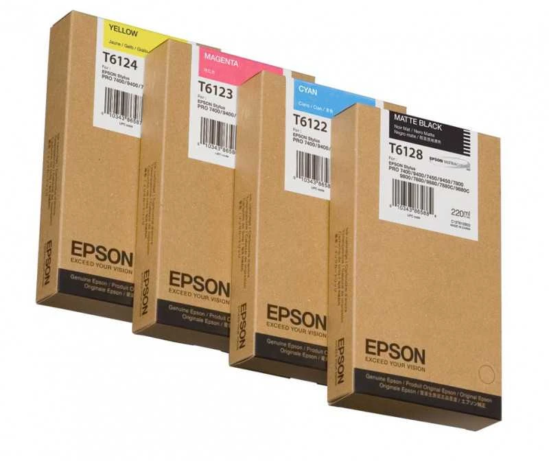 Epson T612200 | Rašalo kasetė | Žydra spalva