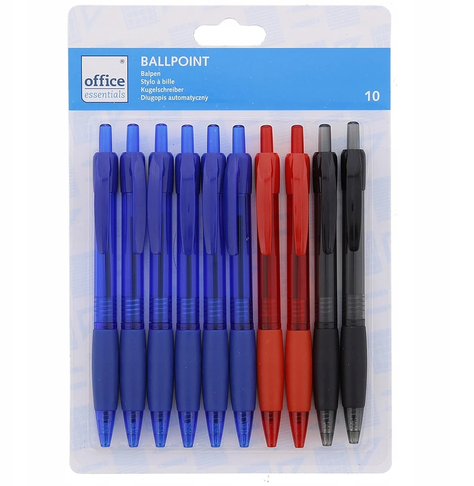 Rašikliai "Office Essentials" 10 dalių mėlynos ir raudonos spalvų rinkinys 58