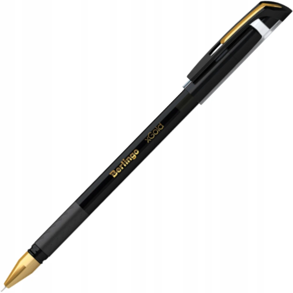 Rašiklis Berlingo XGOLD, juodos spalvos, 0.7mm, 12 vnt.