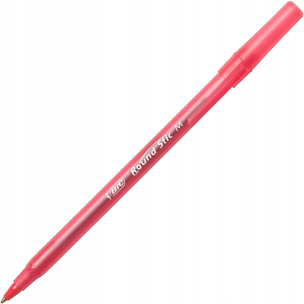 Rašiklis Bic Round Stic, raudonas, 1 vnt.