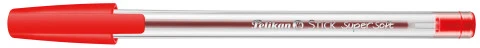 Rašiklis Pelikan Stick Super Soft K86, raudonas