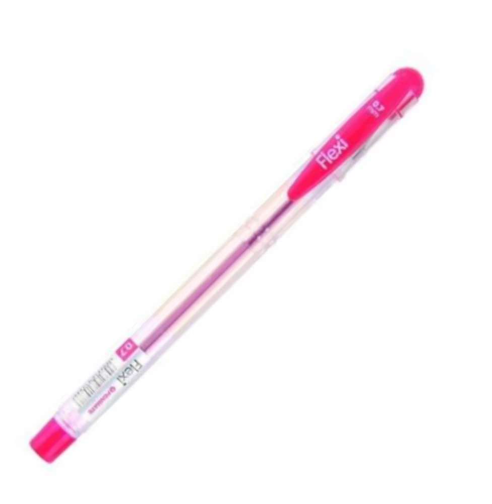 Rašiklis Penmate Flexi pakuotėje 0,7mm, 10 vnt, raudonas