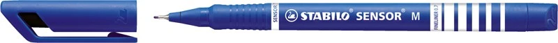 Stabilo Rašiklis SENSOR F mėlynas 0.3mm.