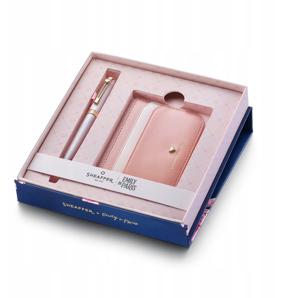 Rašiklis Sheaffer Prelude Emily in Paris, pastelinis rožinis, Swarovski