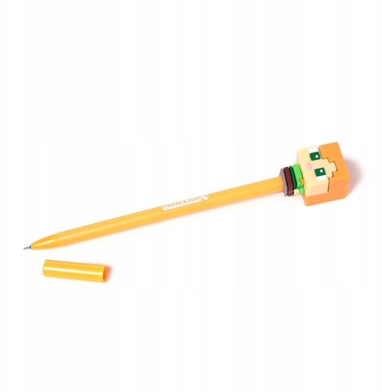 Rašiklis su silikoniniu dangteliu Minecraft (36 vnt.) - Puckator
