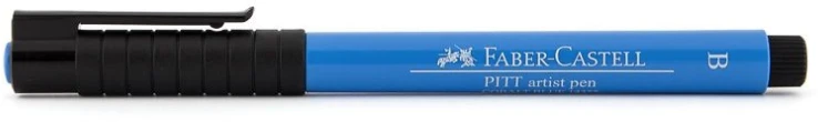 Faber-Castell Teptukinių rašiklių rinkinys Faber-Castel India ink PlTT, mėlynų spalvų, 6 vnt