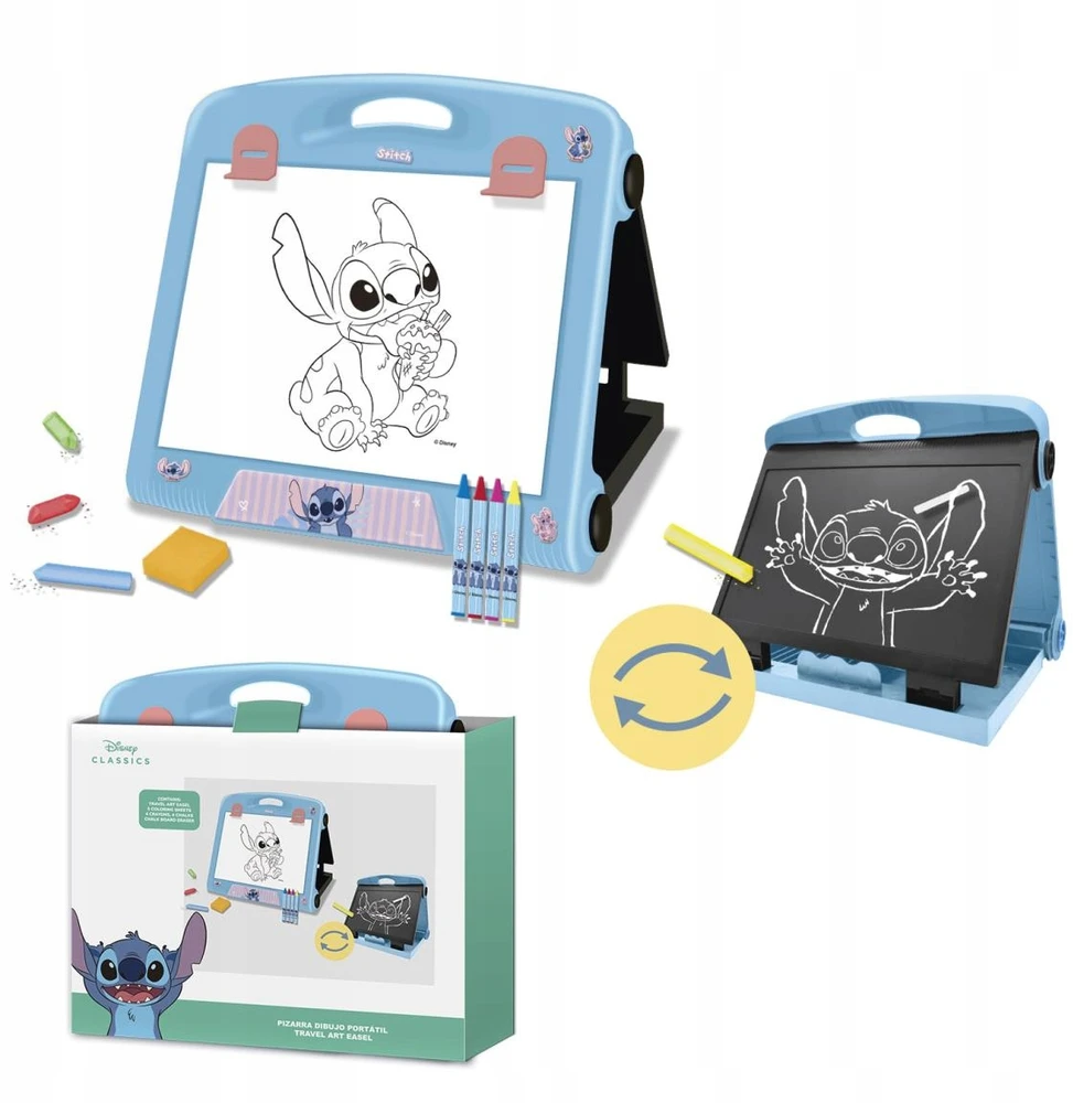 Raštinės reikmenų rinkinys - CERDÁ LIFE'S LITTLE MOMENTS - Stitch - Dvipusis plakatas - Nešiojamas