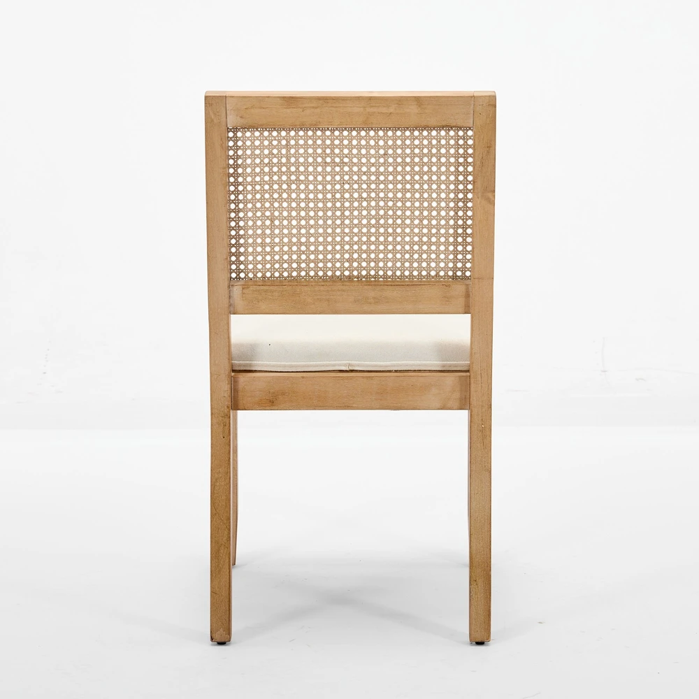 Rattan valgomojo kėdės, 2 vnt, kaimiško stiliaus