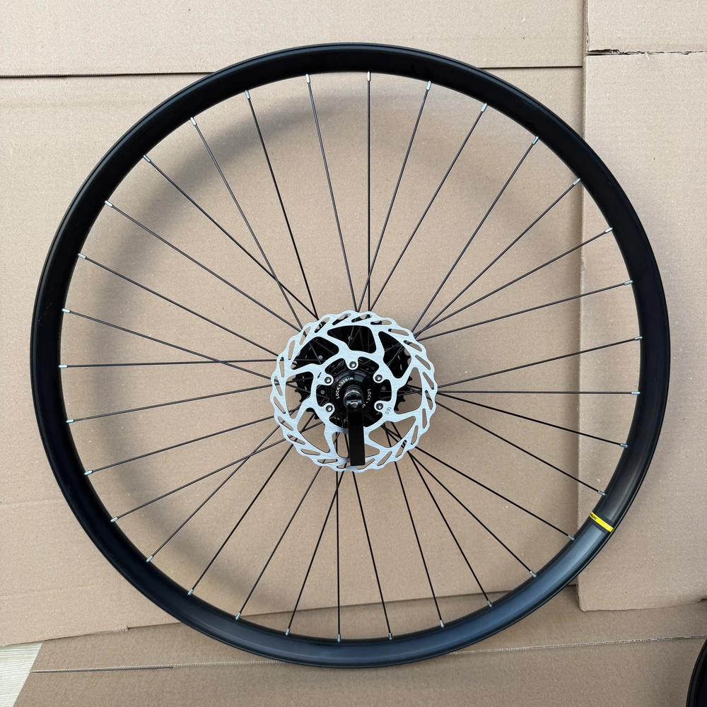 Ratų komplektas MTB MAVIC 29 colių priekinis galinis Shimano 9 greičių kasetinis diskas