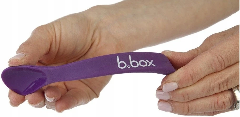 RAUDONAI MĖLYNAI silikoniniai šaukšteliai 2 vnt B.BOX