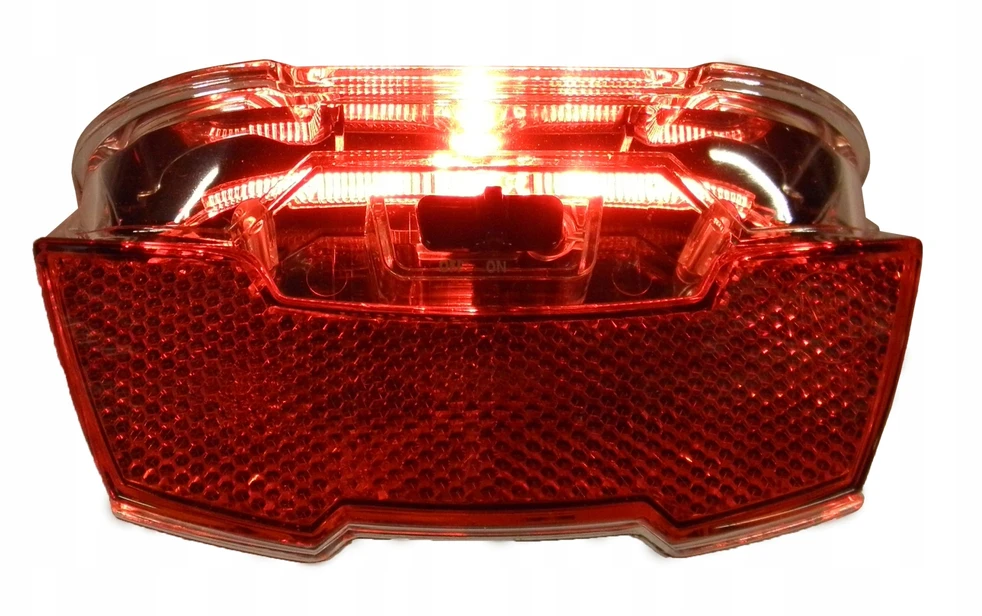 Raudonas LED galinis žibintas Vision Solo 156-E04 poilsio dviračiui - GAZELLE - Anties bagažinės