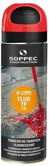 Raudoni purškiami žymėjimo dažai Soppec 500ml